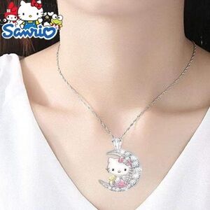 Sanrio Hello Kitty Silver Pendant Necklace